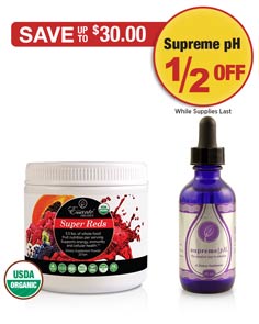 Sale: Buy 1 Super Reds Tub Get 1 Supreme pH Drops for 50% off!