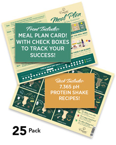 Tools: Meal Plan Card / Shake Recipes 25 Pack