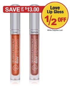 Sale: Lip Gloss Euphoria (Pink) Buy 1 Get Love (Red) 1/2 OFF
