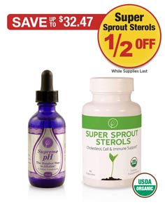 Sale: Buy Supreme pH get 1 Super Sprout Sterols Half Off!