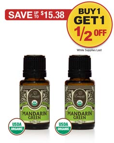 Sale: BOGO 1/2 OFF Mandarin Green Essential Oil 15ml