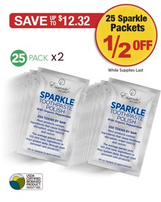Sale: BOGO 1/2 OFF 25 Sparkle Packets