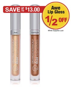 Sale: Lip Gloss Gratitude (Earth Tone) Buy 1 Get Awe (Neutral) 1/2 OFF 
