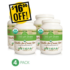 A DISCOUNT PACK: 4 Shakes VANILLA $16 OFF